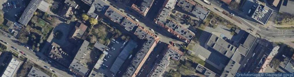 Zdjęcie satelitarne Krzywa ul.