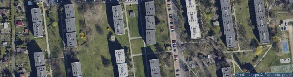 Zdjęcie satelitarne Krucza ul.