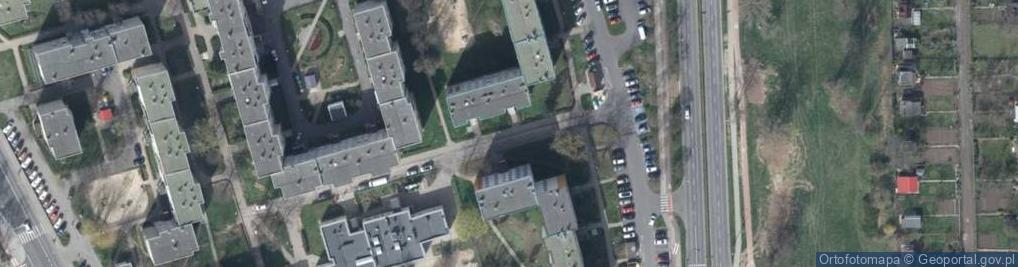 Zdjęcie satelitarne Królewska ul.