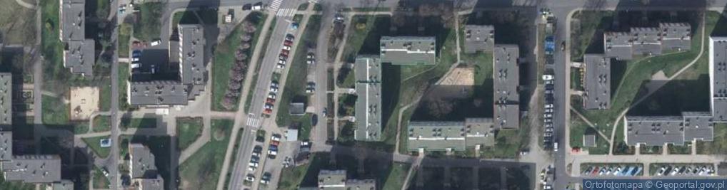 Zdjęcie satelitarne Królowej Jadwigi ul.
