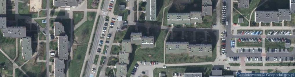 Zdjęcie satelitarne Królowej Jadwigi ul.