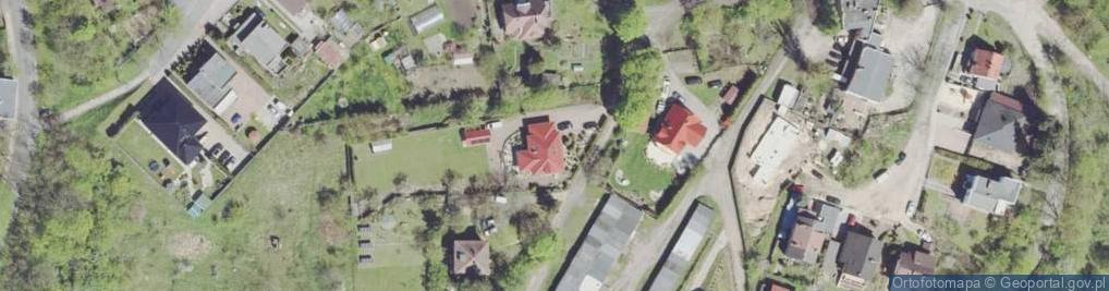 Zdjęcie satelitarne Krzywa ul.