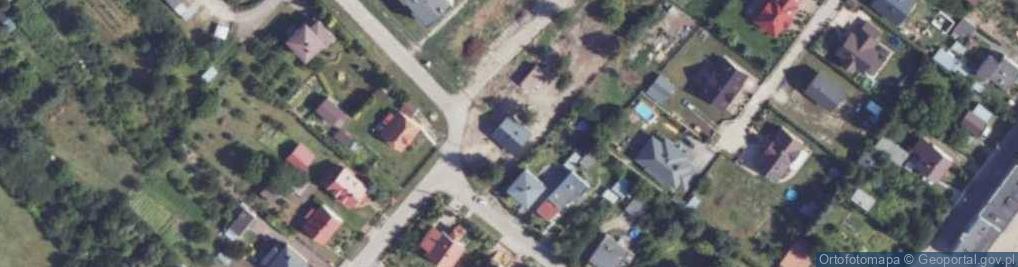 Zdjęcie satelitarne Krzywa ul.