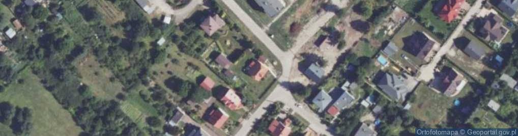 Zdjęcie satelitarne Krzywa ul.