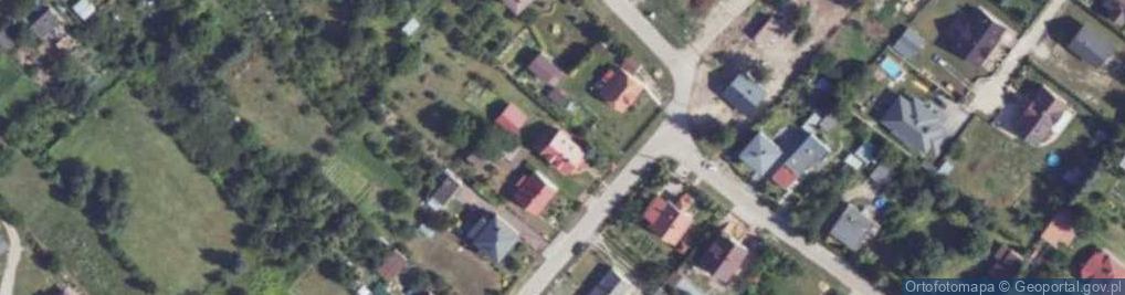 Zdjęcie satelitarne Krzywa ul.