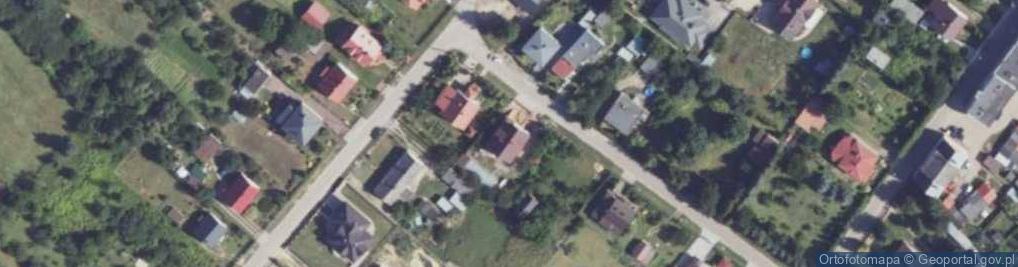 Zdjęcie satelitarne Krzywa ul.