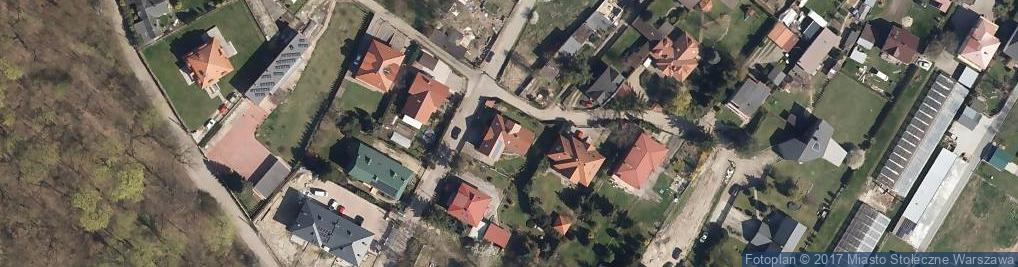 Zdjęcie satelitarne Krzywa ul.