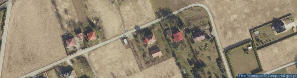 Zdjęcie satelitarne Krzywa ul.