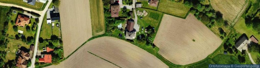 Zdjęcie satelitarne Krzywa ul.