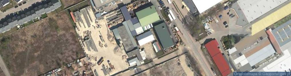 Zdjęcie satelitarne Krzywa ul.