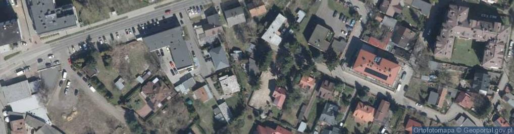 Zdjęcie satelitarne Krzywa ul.