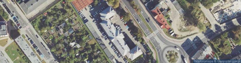 Zdjęcie satelitarne Krakusa i Wandy ul.