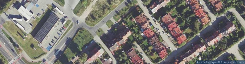 Zdjęcie satelitarne Krańcowa ul.