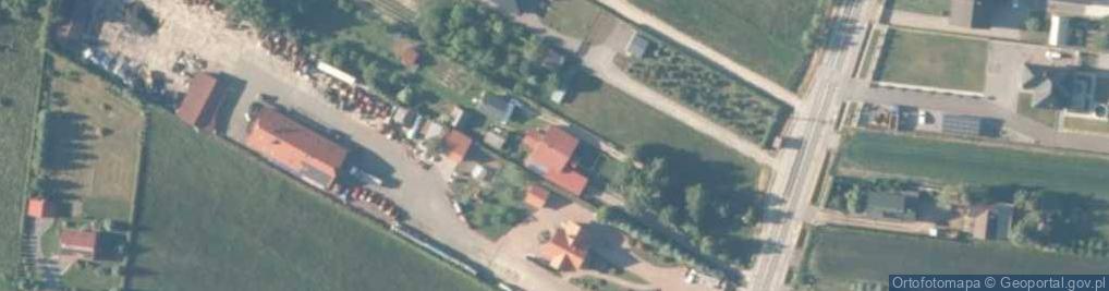 Zdjęcie satelitarne Krajno-Parcele ul.