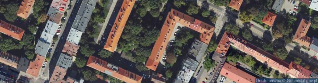 Zdjęcie satelitarne Królewska ul.