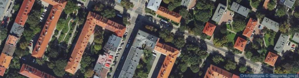Zdjęcie satelitarne Królewska ul.