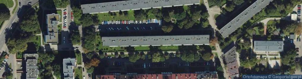 Zdjęcie satelitarne Krowoderskich Zuchów ul.