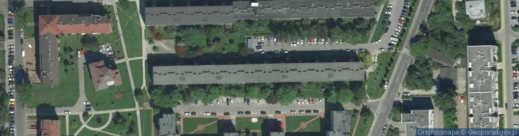Zdjęcie satelitarne Krowoderskich Zuchów ul.