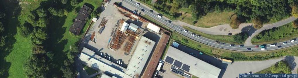 Zdjęcie satelitarne Krakowiaków ul.