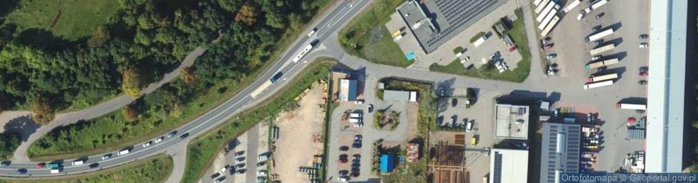 Zdjęcie satelitarne Krakowiaków ul.