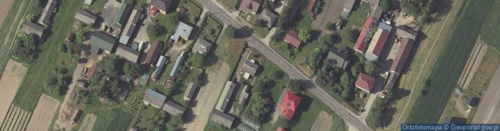 Zdjęcie satelitarne Krzak ul.