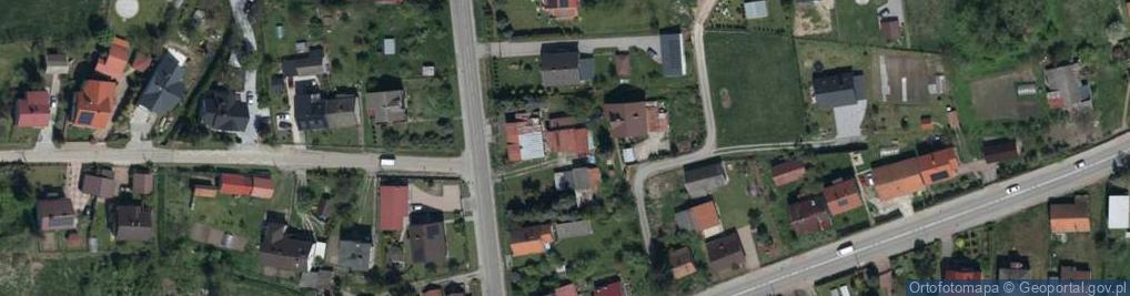 Zdjęcie satelitarne Krzeczów ul.