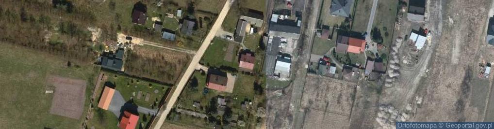 Zdjęcie satelitarne Krzewina ul.