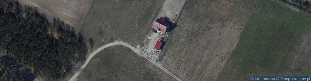 Zdjęcie satelitarne Krzewiny ul.