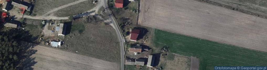 Zdjęcie satelitarne Krzewiny ul.