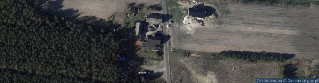 Zdjęcie satelitarne Krzewiny ul.