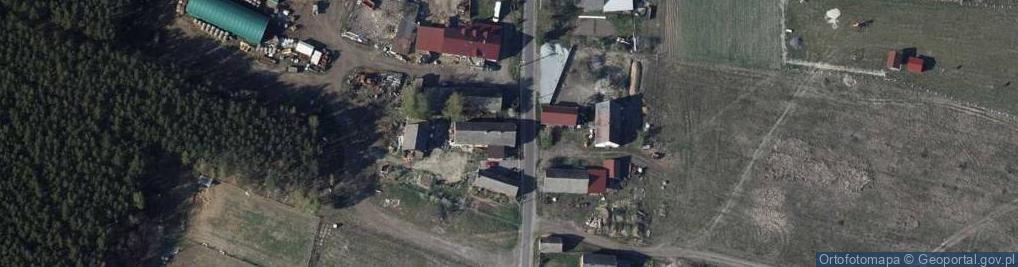 Zdjęcie satelitarne Krzewiny ul.