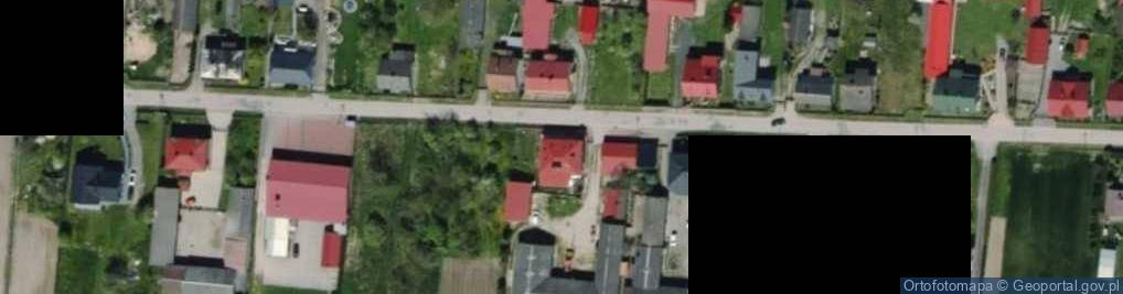 Zdjęcie satelitarne Krzewiny ul.