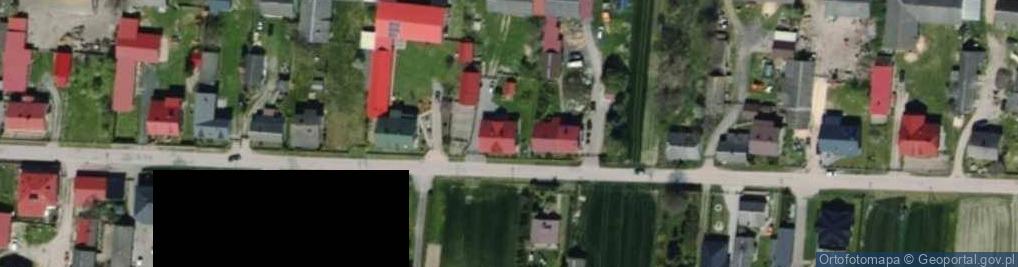 Zdjęcie satelitarne Krzewiny ul.