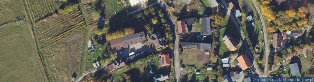 Zdjęcie satelitarne Krzywa Wieś ul.