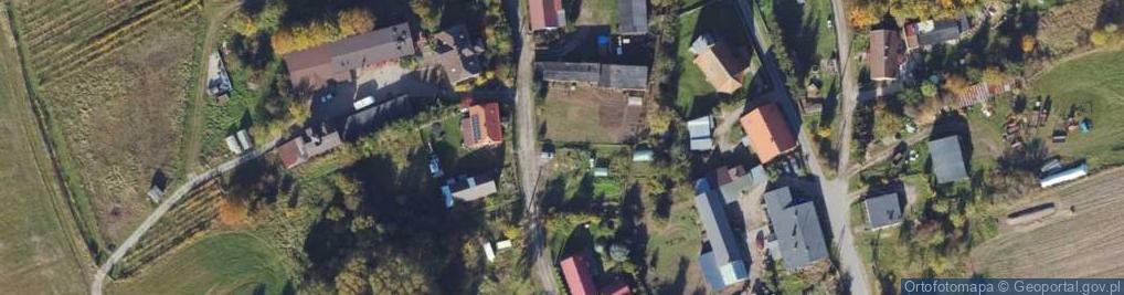 Zdjęcie satelitarne Krzywa Wieś ul.