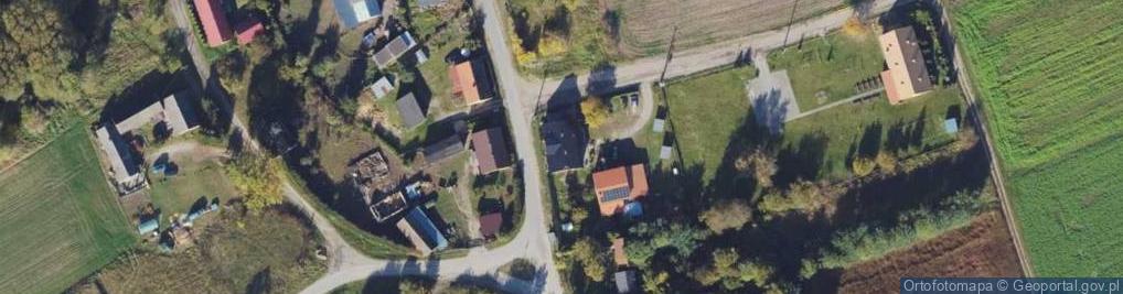 Zdjęcie satelitarne Krzywa Wieś ul.