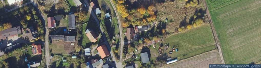 Zdjęcie satelitarne Krzywa Wieś ul.
