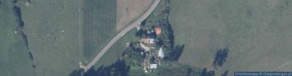 Zdjęcie satelitarne Krzywe ul.