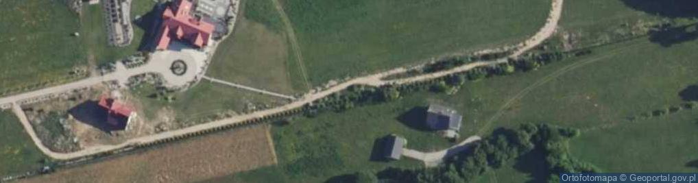 Zdjęcie satelitarne Krzywe ul.
