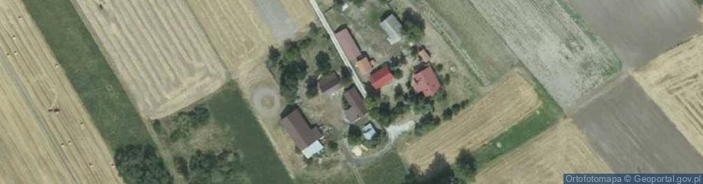 Zdjęcie satelitarne Krzyżanowice Średnie ul.