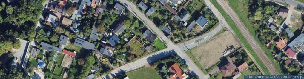 Zdjęcie satelitarne Krzywa ul.