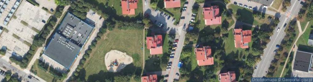 Zdjęcie satelitarne Krańcowa ul.