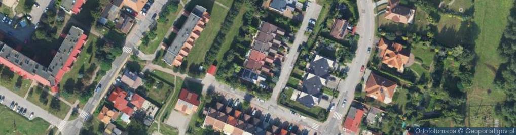Zdjęcie satelitarne Królowej Jadwigi ul.