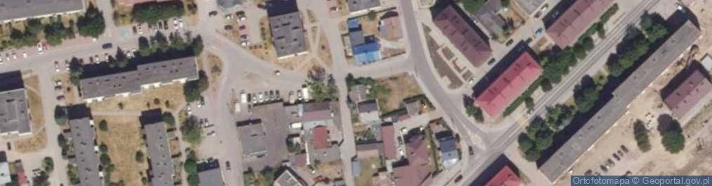 Zdjęcie satelitarne Krzywa ul.