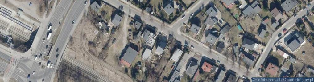 Zdjęcie satelitarne Kraterowa ul.