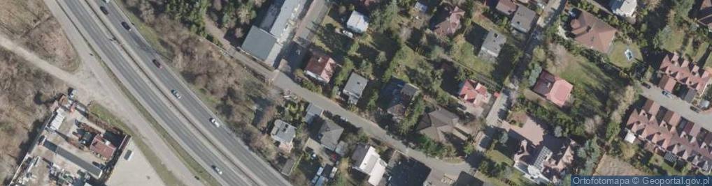 Zdjęcie satelitarne Krzywa ul.
