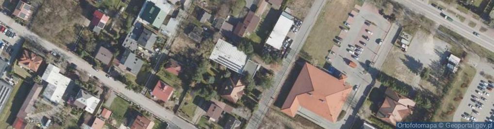 Zdjęcie satelitarne Krzywa ul.