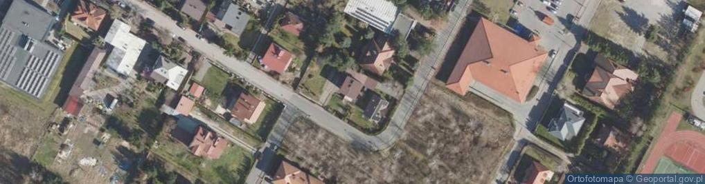 Zdjęcie satelitarne Krzywa ul.