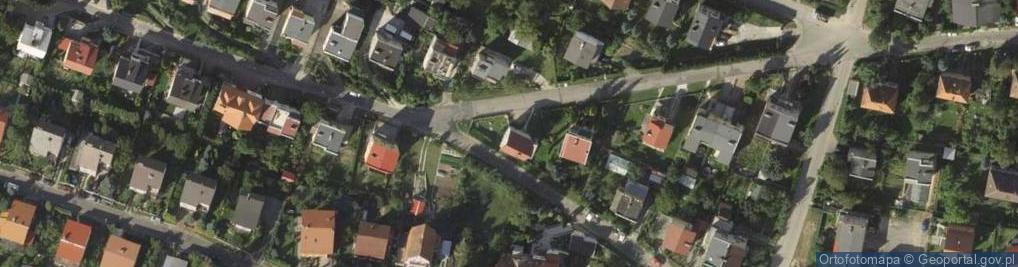 Zdjęcie satelitarne Krzywa ul.