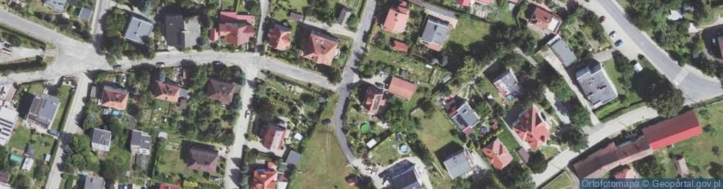 Zdjęcie satelitarne Krzywa ul.